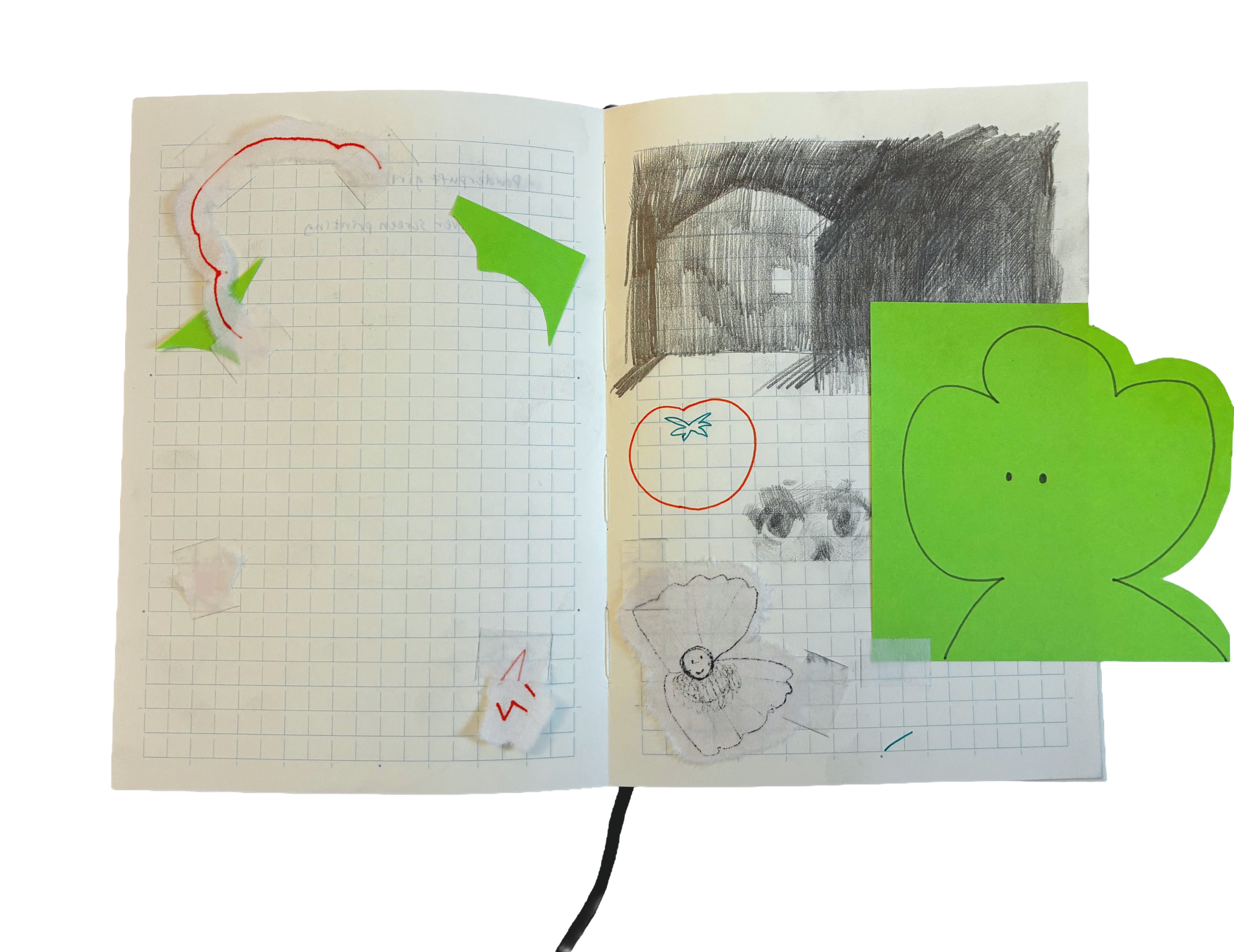 Open sketchbook — about me